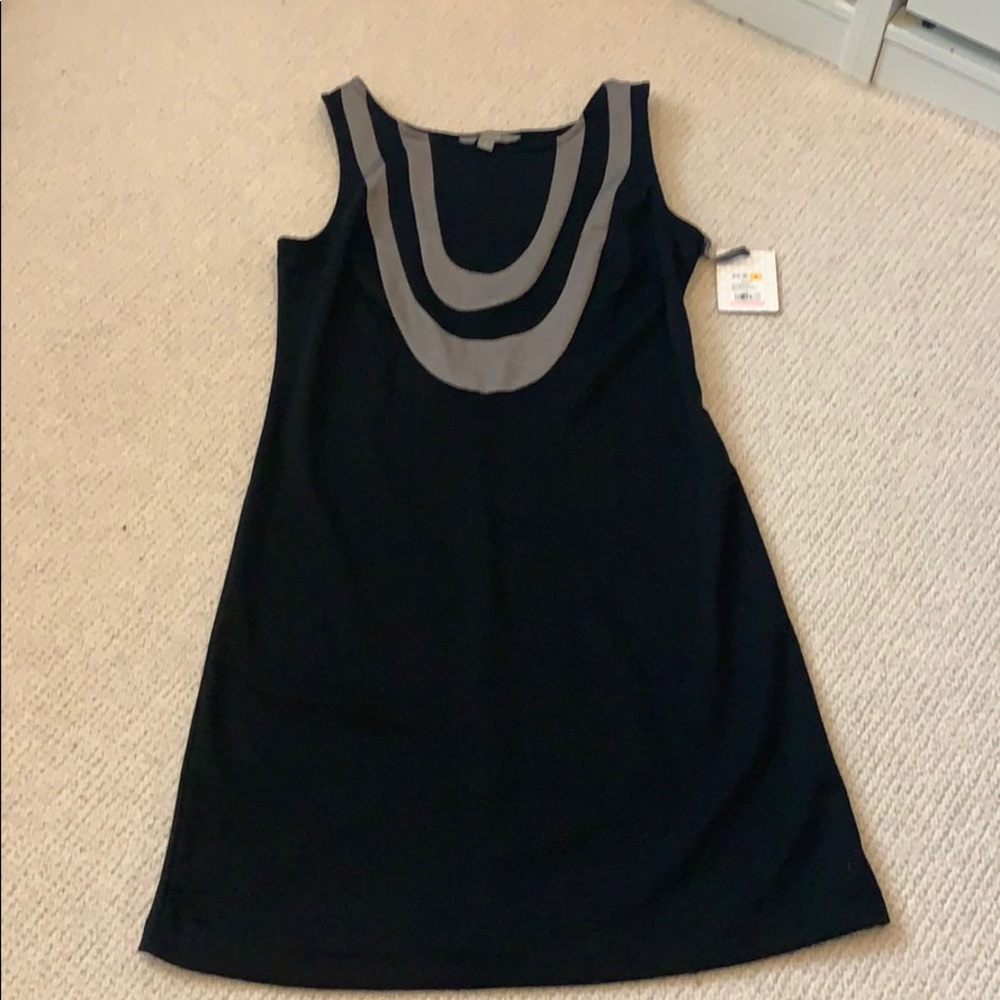 New with tags Merona Ponte Dress Sz S Grey & Black
